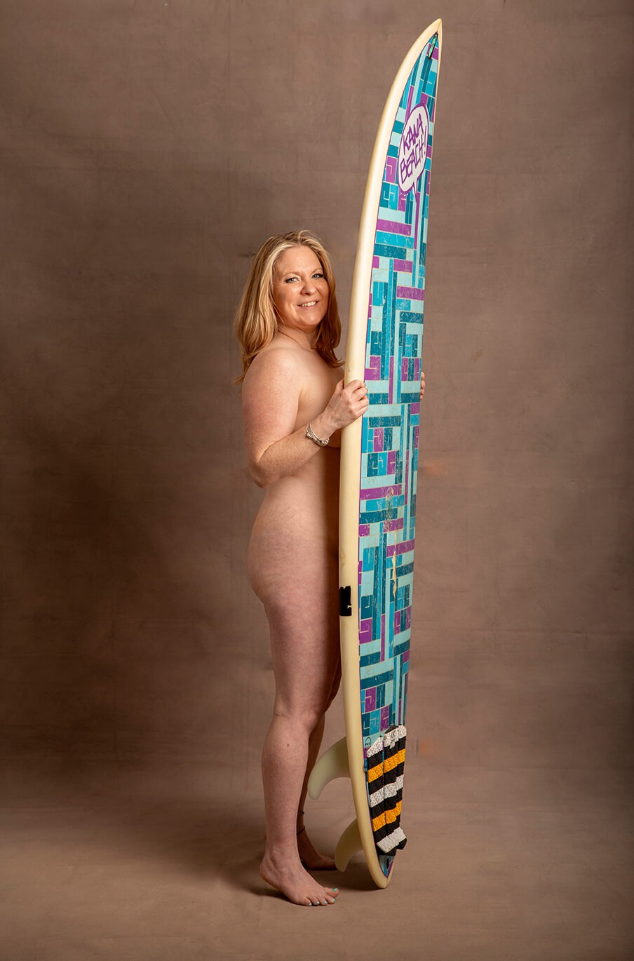 Body Empowerment Session with a surfboard
